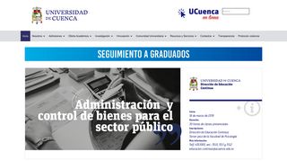 Universidad de Cuenca: Inicio