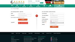 Login / Register - Kenya eVisa Online