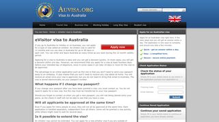 eVisitor visa to Australia « auvisa.org
