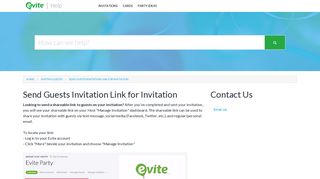 Evite | Send Guests Invitation Link for Free Inv...