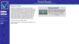 TrialCheck® Login