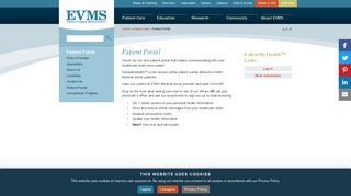 Patient Portal - Eastern Virginia Medical School (EVMS), Norfolk ...