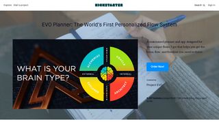 EVO Planner: The World's First Personalized Flow System by Project ...
