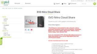 PTCL EVO Nitro Cloud Share