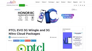 PTCL EVO 3G Wingle and 3G Nitro Cloud Packages - PhoneWorld