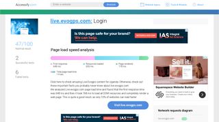 Access live.evogps.com. Login