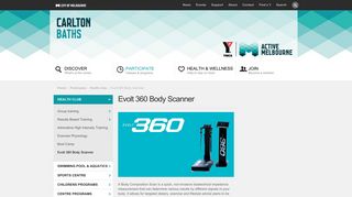 Evolt 360 Body Scanner - Carlton Baths