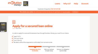 Our Simple & Online Secured Loan Application | Evolution Money