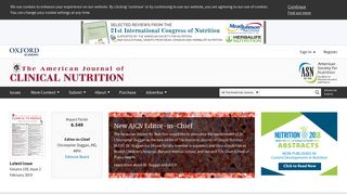 The American Journal of Clinical Nutrition | Oxford Academic