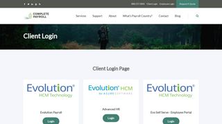 Login - Client - Complete Payroll