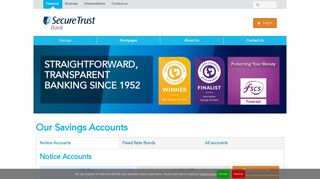 Personal Savings Accounts UK, Our Best Interest ... - Secure Trust Bank
