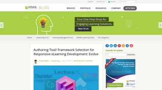 Authoring Tool/ Framework Selection for Responsive eLearning ...