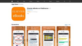 Elsevier eBooks on VitalSource on the App Store - iTunes - Apple