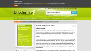 Evolve educational visits | Lincolnshire County Council