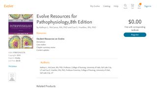 Evolve Resources for Pathophysiology, 8th Edition - Elsevier