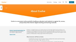 About Evolve | Elsevier Evolve