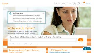 Elsevier Education Portal - Evolve