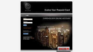 Evolve Card - Galileo Processing