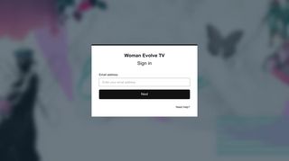 Sign in - Woman Evolve Online - Woman Evolve TV