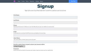 Sign up - Evolve Authoring