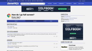 How do i go full screen? - Evony: Age II Answers for Online/Browser ...