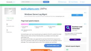 Access ew34.ultipro.com. UltiPro