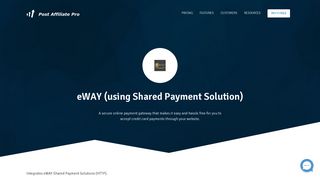 eWAY (using Shared Payment Solution) - Post Affiliate Pro