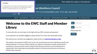 Staff Login - EWC