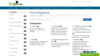 cPanel or Client Area? - Knowledgebase - eWebGuru