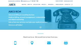 CONTACT US - ABCS RCM - Medical Billing Solutions for Healthcare ...
