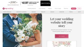 Free Wedding Websites | Wedding Planning Tools | mywedding.com