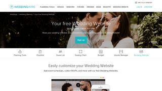 Wedding Websites, Free Wedding Websites | WeddingWire