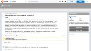 Warning new users of my Eweka NL experience : usenet - Reddit