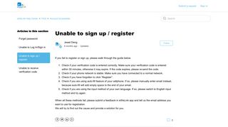Unable to sign up / register – eWeLink Help Center