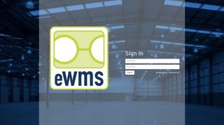 eWMS: Sign In