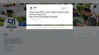 FRCC on Twitter: 