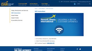 Wi-Fi Instructions - EWR - Newark Liberty Airport