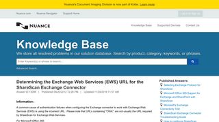 Determining the Exchange Web Services (EWS) URL for the ...
