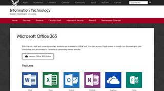 Microsoft Office 365 - Eastern Washington University
