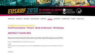abstracts - EUSARF 2018