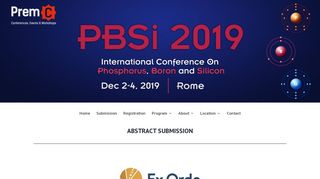 PBSi Abstract Submission | Deadlines I Publication - PREMC