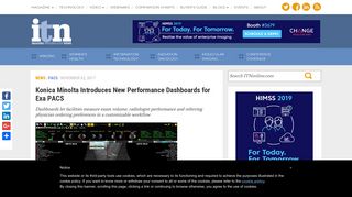 Konica Minolta Introduces New Performance Dashboards for Exa PACS