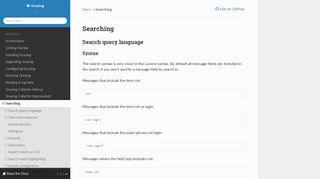 Searching — Graylog 2.5.0 documentation