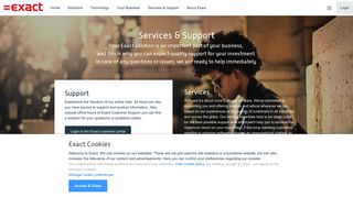 Services & Support | Exact