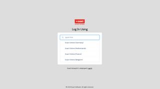 Log In Using - Exact Support