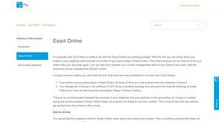 Exact Online – Academy