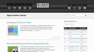 Soccer - EXACT Sports