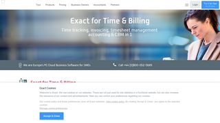 Timesheet management and time tracking software - Exact