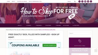 Exactly Sample Box | How to Shop For Free with Kathy Spencer