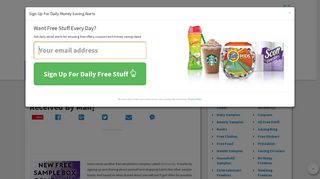Sign Ups Are Closed: FREE Get Exactly Free Sample Box (Survey ...